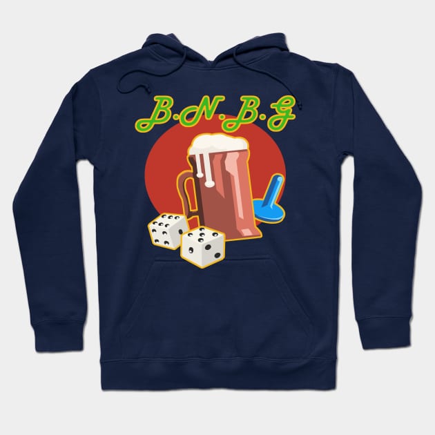 beer and board games Hoodie by Game Society Pimps